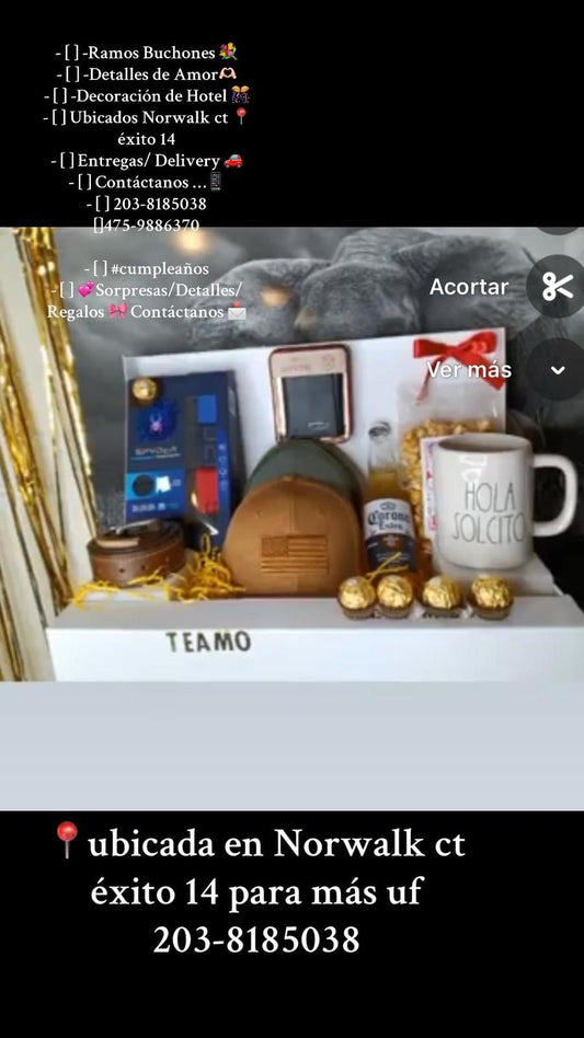 Caja sorpresa para caballero mix