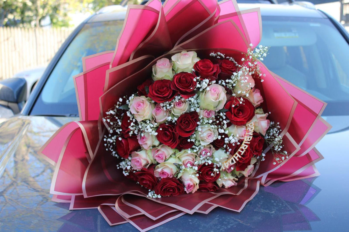 Buchon flowers 50 rosas