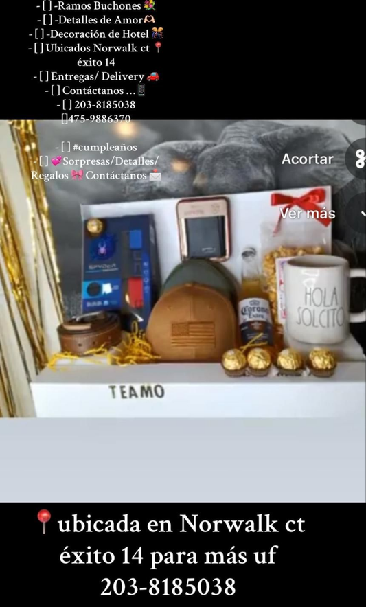 Caja sorpresa para caballero mix